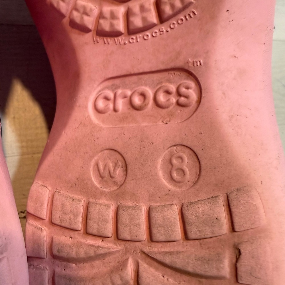 Crocs Classic Platform clog pink women's size 8 - Picture 7 of 12